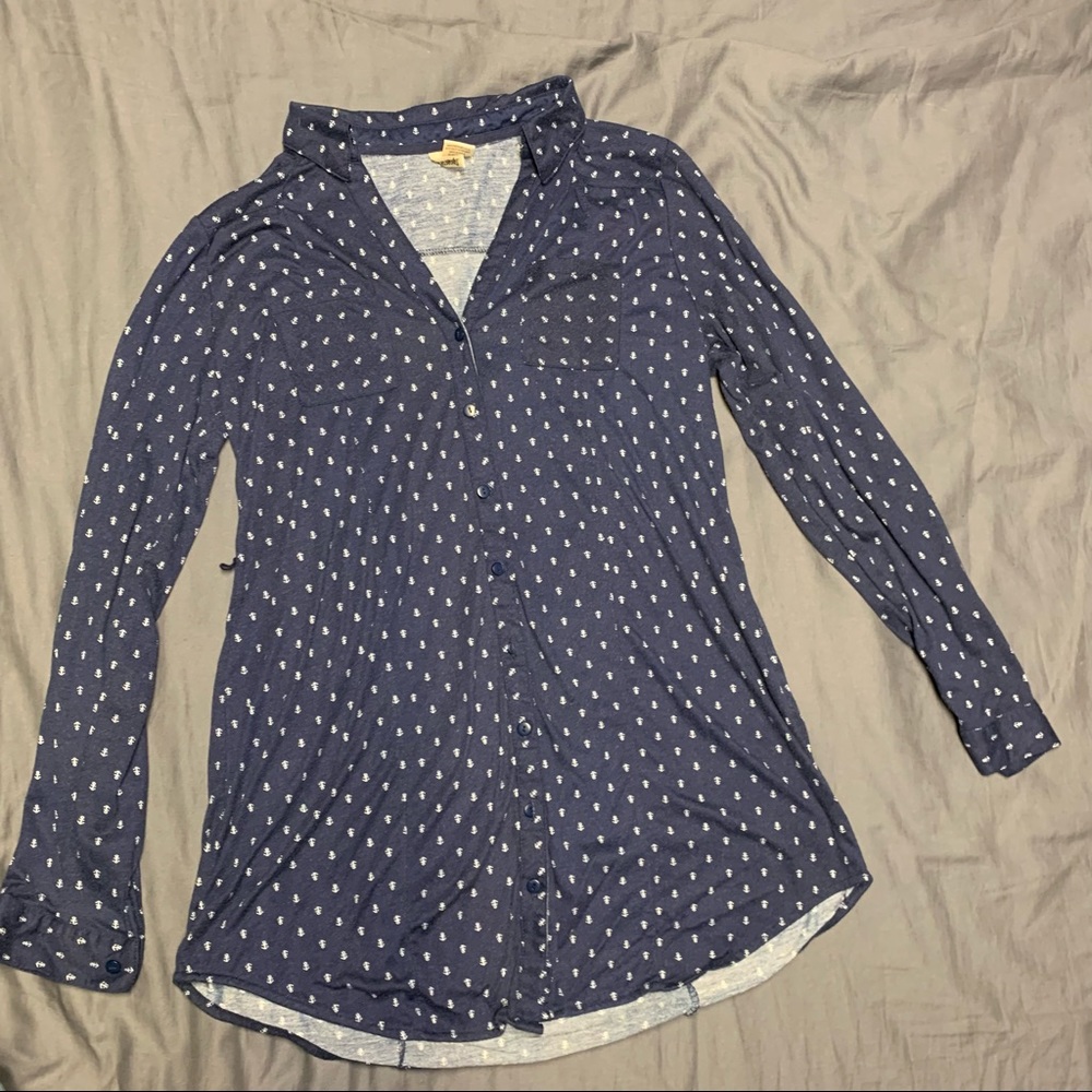 Button Down Anchor Shirt